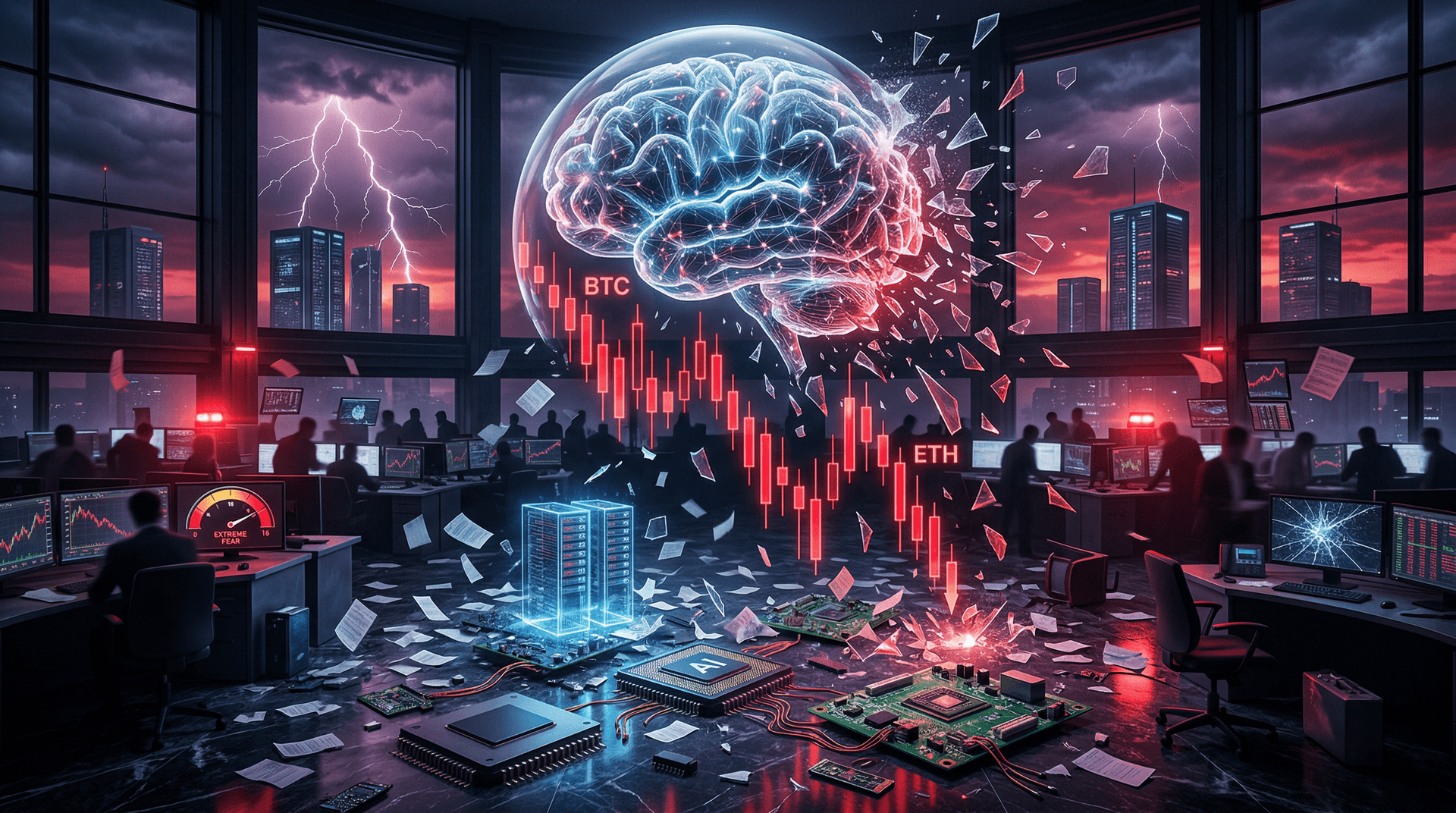 AI Hype Crash Bursts Tech Bubble on Wild Predictions