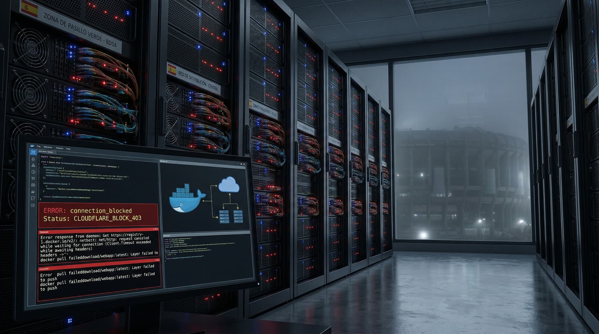 Cloudflare Blocks Halt Docker Pulls in Spain Over Football Piracy
