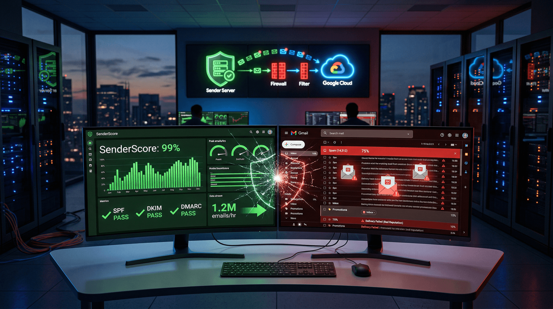 Email Reputation Mismatch: 99% Scores Deliver Just 75% to Gmail