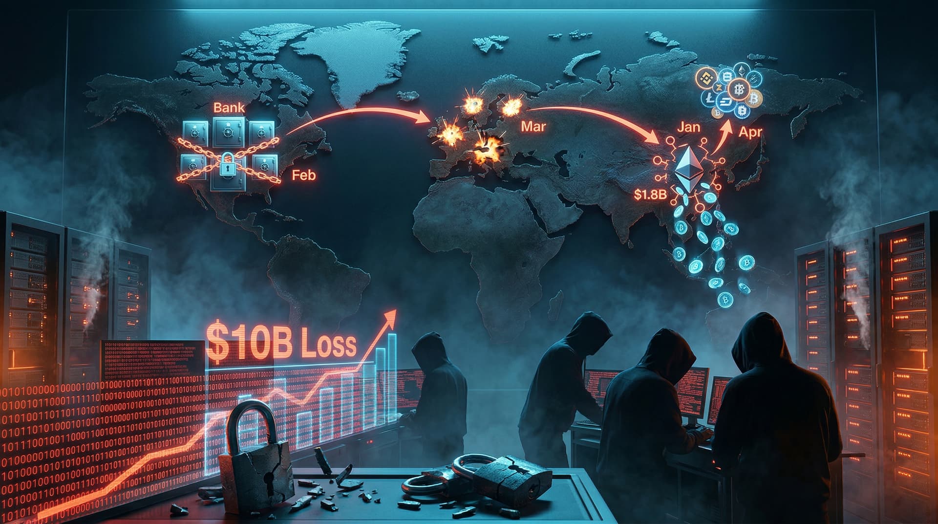 Chainalysis: 2026 Cyber Hacks Cost $10B by April 13