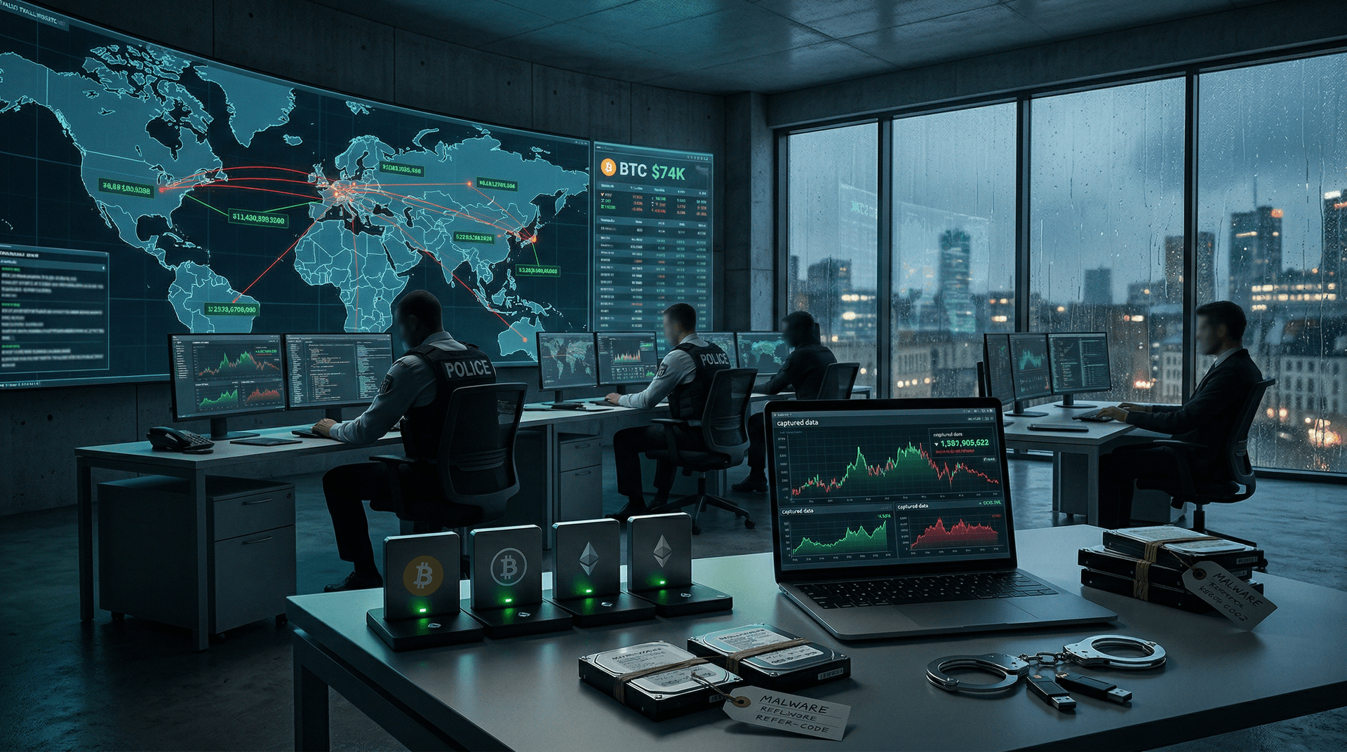 International Crypto Theft Operation Recovers $28M, Arrests 25 Suspects