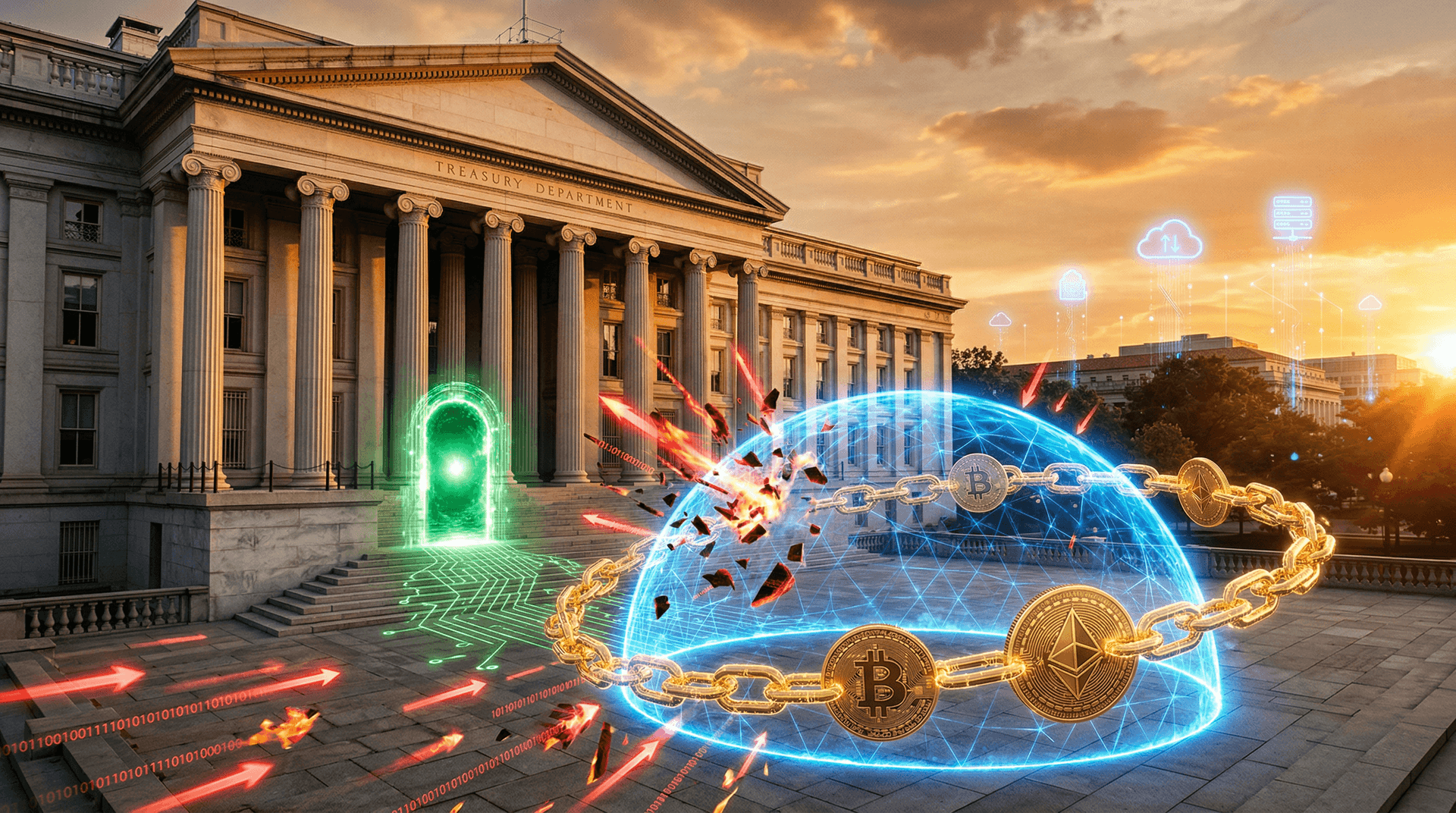 US Treasury Cyber Intel Launches Free for Crypto Firms