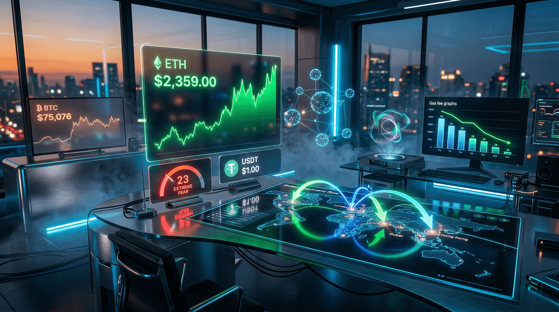 Ethereum Price Rises 1.8% to $2,359 Amid Extreme Fear