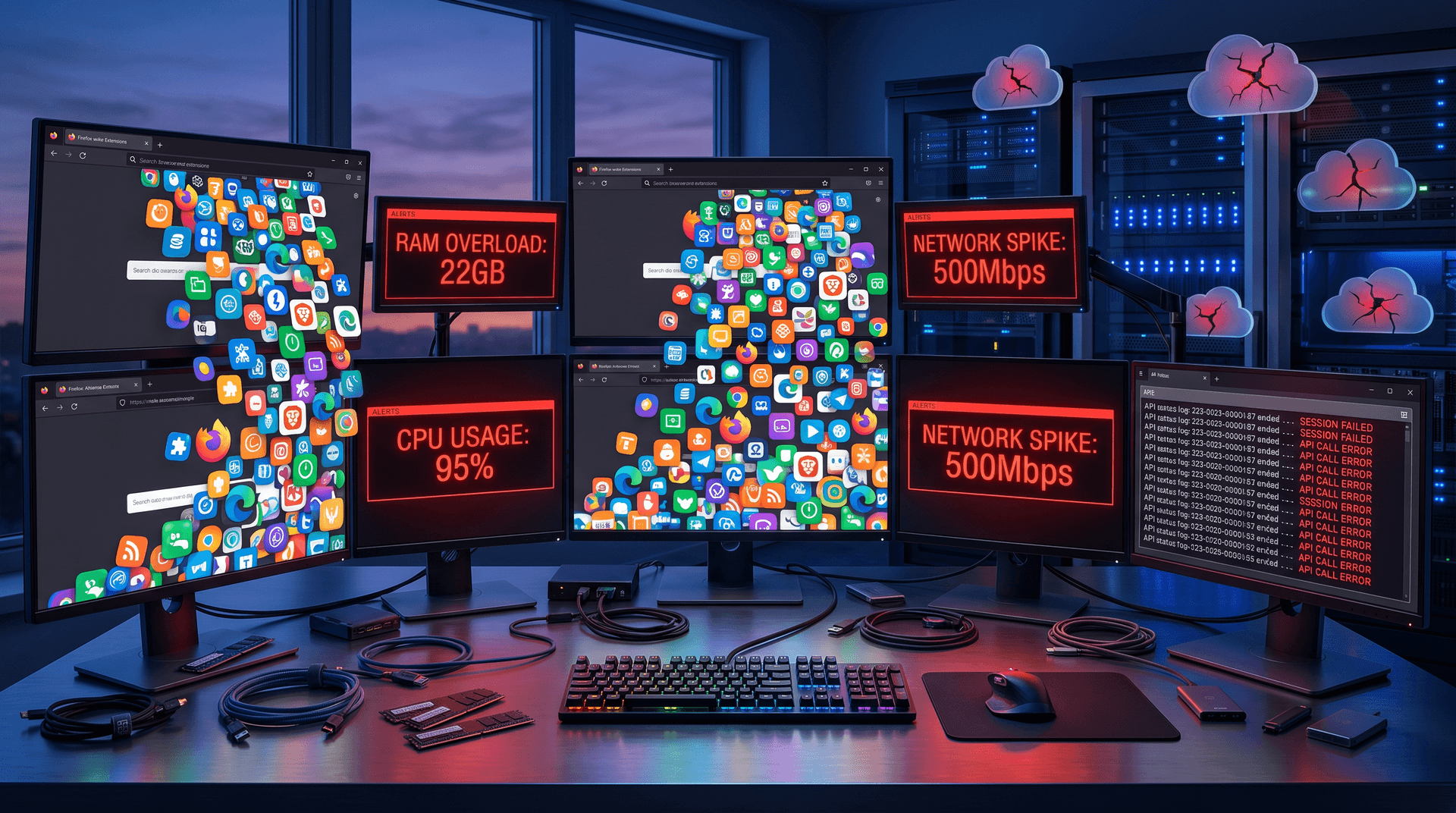Firefox Extension Scalability Tests Expose Cloud Security Risks